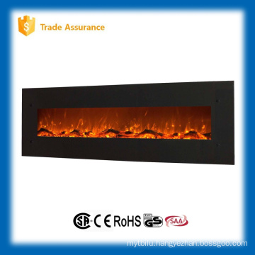 72" GRAND wall hanging electric fireplace heater for large room